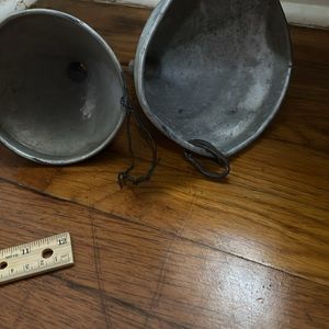 Home goods Aluminum funnels 2 vintage w/ over 50 years use my grandfather
